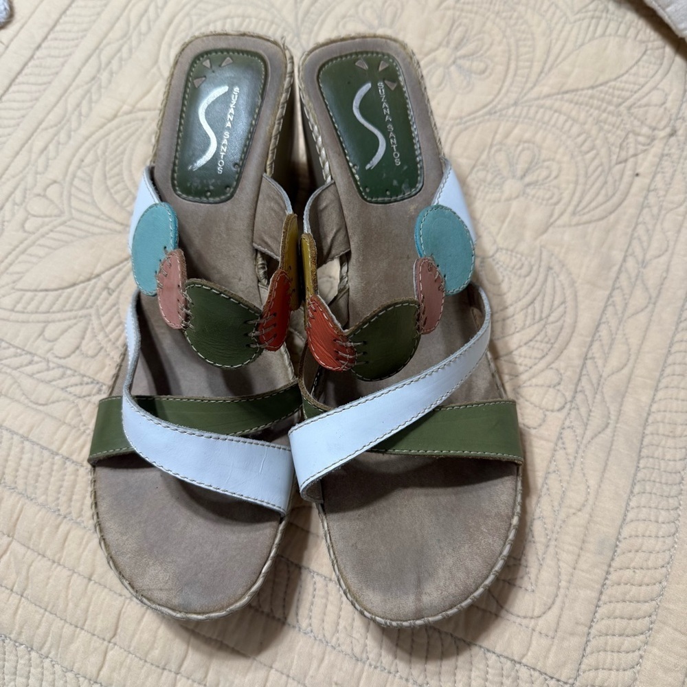 Colorful Leather Sandals